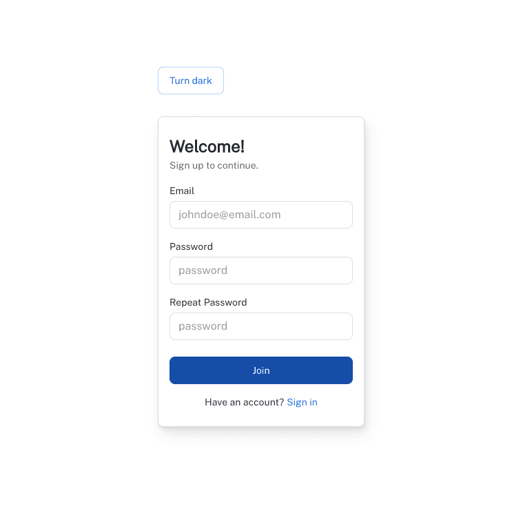 signup